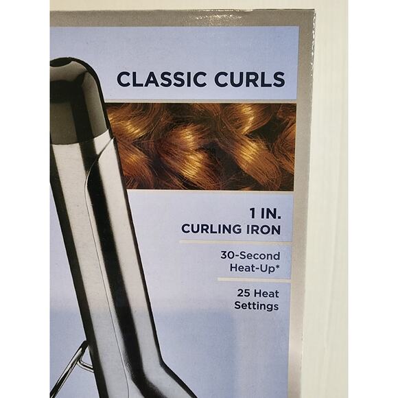 CONAIR Instant Heat Curling Iron 1" Barrell New In Box - Picture 5 of 6